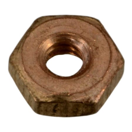 Midwest Fastener Hex Nut, #6-32, Silicon Bronze, 12 PK 39961